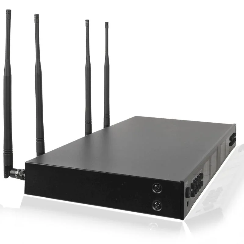 DNA DNA RV-8 zestaw bezprzewodowy 8x bateryjny mikrofon doręczny odbiornik UHF 610-690 MHz 8x40 kanałów - zdjecie 6