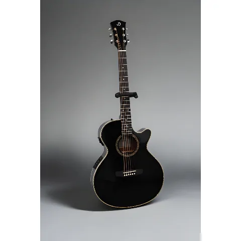 DOWINA Dowina Riesling GACE-BK-S Czarna Gitara Elektro-akustyczna