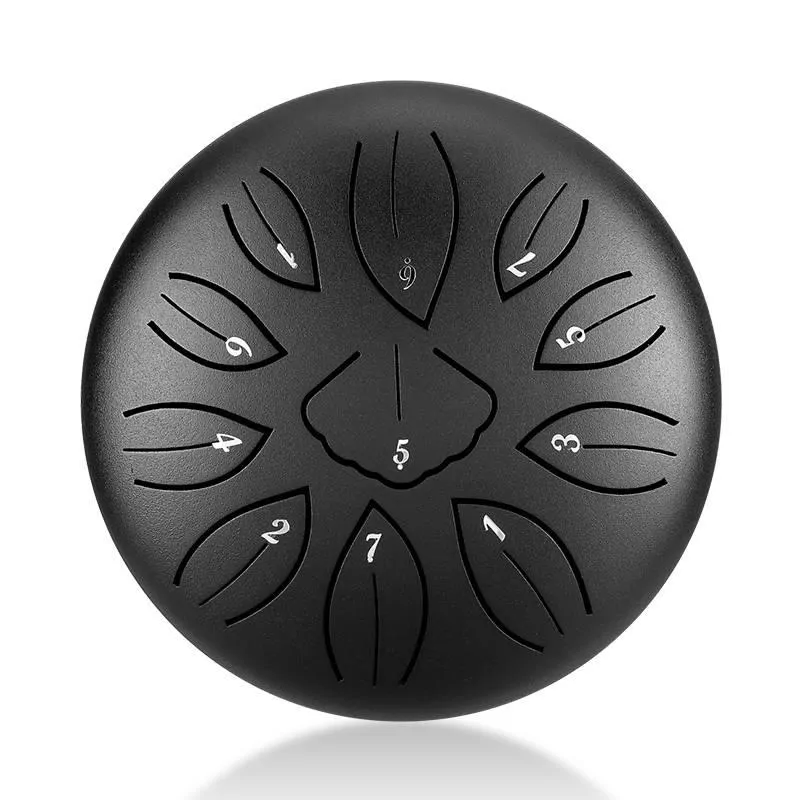Hluru Hluru TWG11-6-Charcoal Mini Ginkgo biloba drum