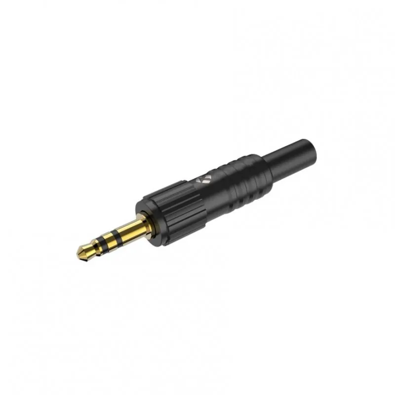 Roxtone Roxtone RMJ3PL-B wtyk mini jack stereo 3,5mm czarny złocony
