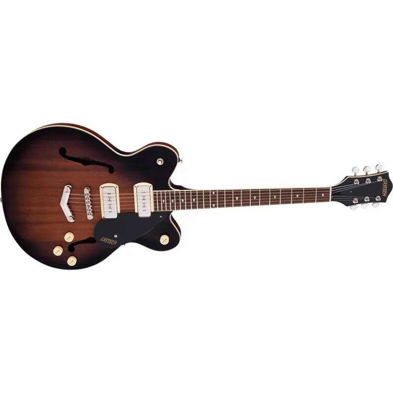 Gretsch Gretsch G2622-P90 Streamliner Center Block Double-Cut P90 with V-Stoptail Laurel Fingerboard Havana Burst - zdjecie 3