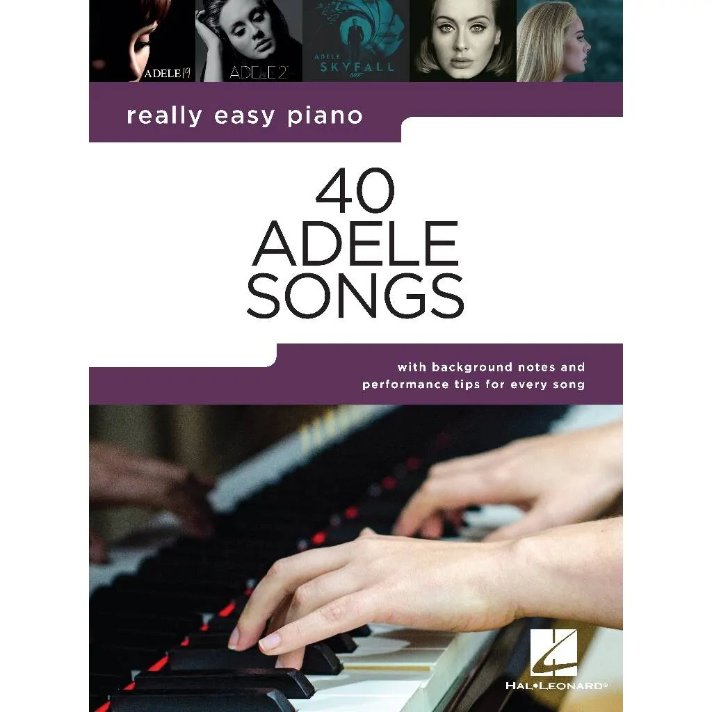 Hal Leonard Really Easy Piano: 40 Adele Songs