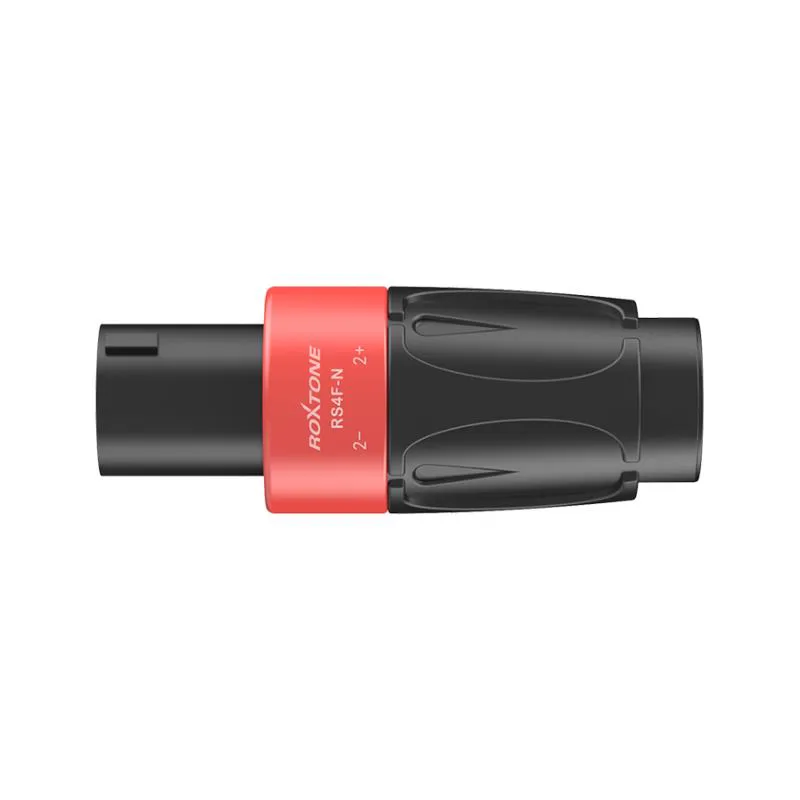 Roxtone Wtyk głośnikowy czerwony  4-pin Roxtone RS4F-N-RD - zdjecie 3