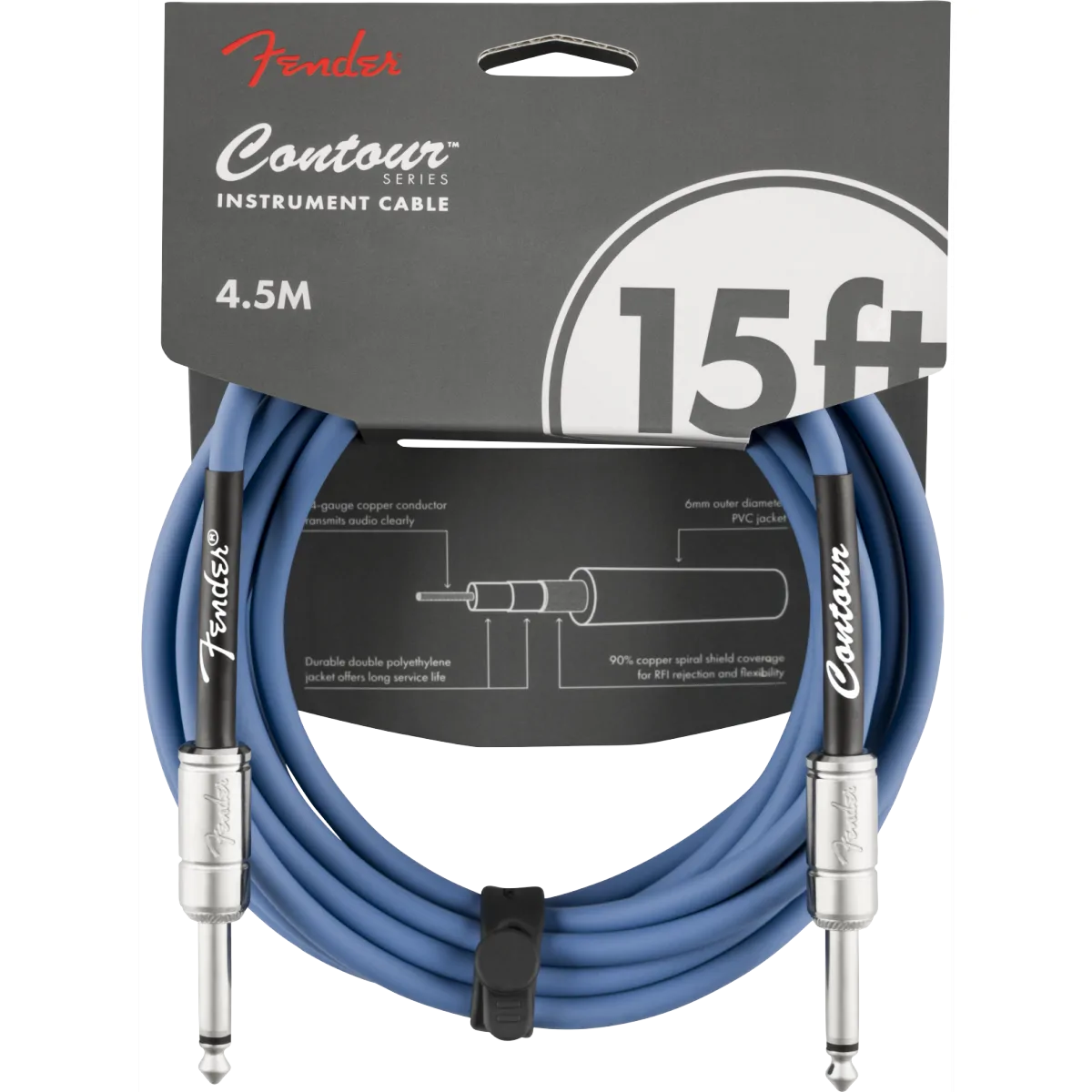 FENDER Fender CONTOUR 15' CABLE LPB 4,5m kabel instrumentalny