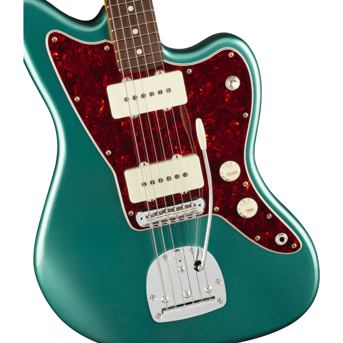 FENDER Fender American Professional Classic Jazzmaster Rosewood Fingerboard Faded Sherwood Green Metallic - zdjecie 3