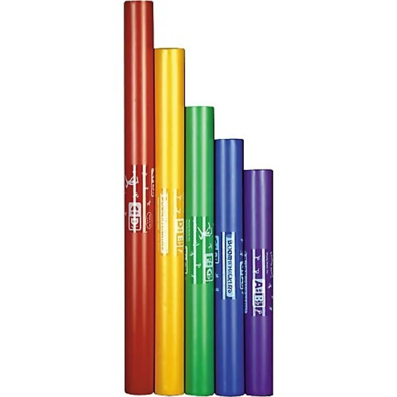 BOOMWHACKERS Bum Bum Rurki - zestaw chromatyczny 5 rurek