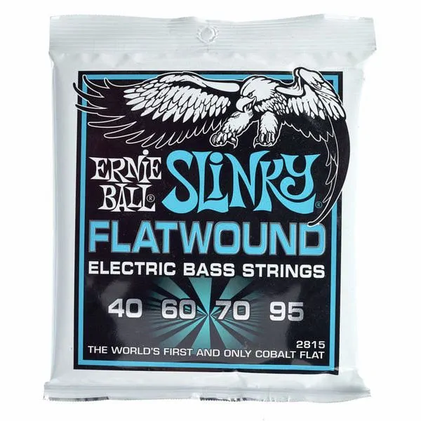 Ernie Ball Ernie Ball 2815 40-95 Cobalt FlatWound struny gitara basowa szlify