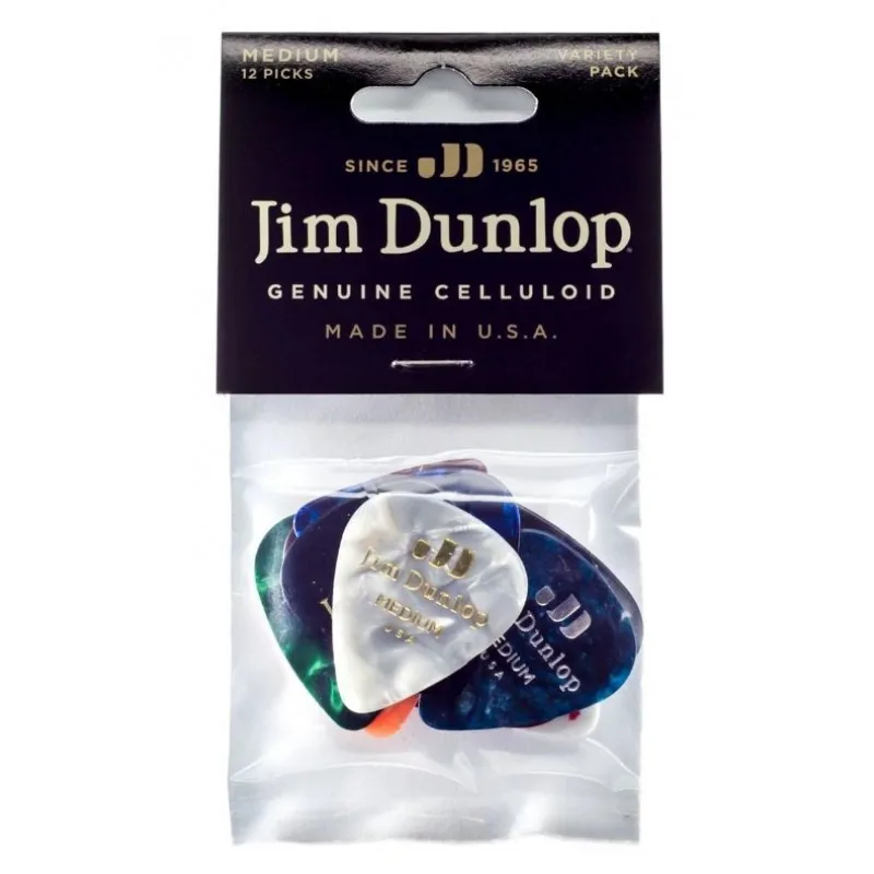 DUNLOP Dunlop PVP106 Genuine Celluoloid Medium 12 kostek
