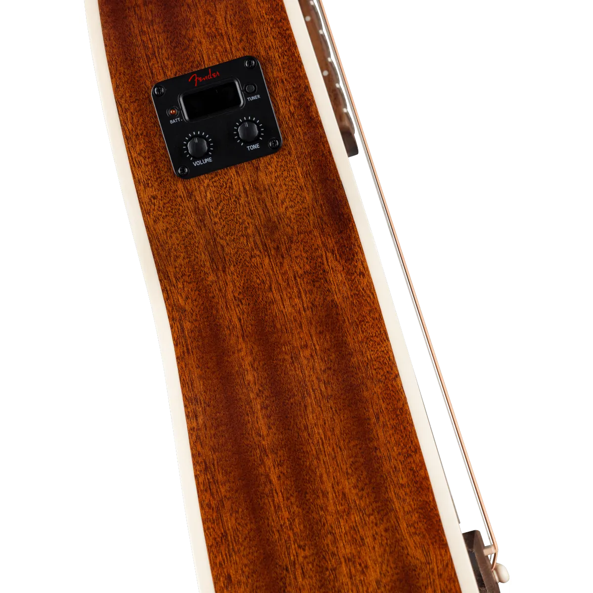 FENDER Fender California Standard Monterey E Sapele Top Ivory Pickguard Natural Sapele - zdjecie 6