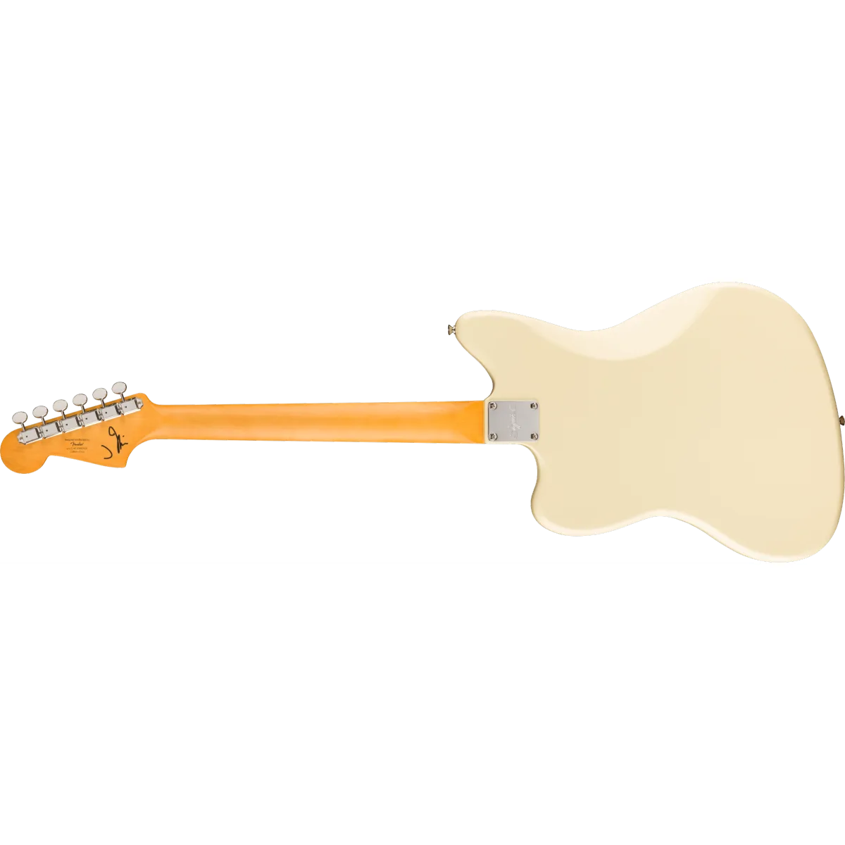 Squier Squier J Mascis Jazzmaster Laurel Fingerboard Gold Anodized Pickguard Vintage White - zdjecie 2