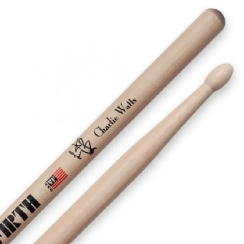 VIC FIRTH Vic Firth SCW Charlie Watts pałki sygnowane - The Rolling Stones