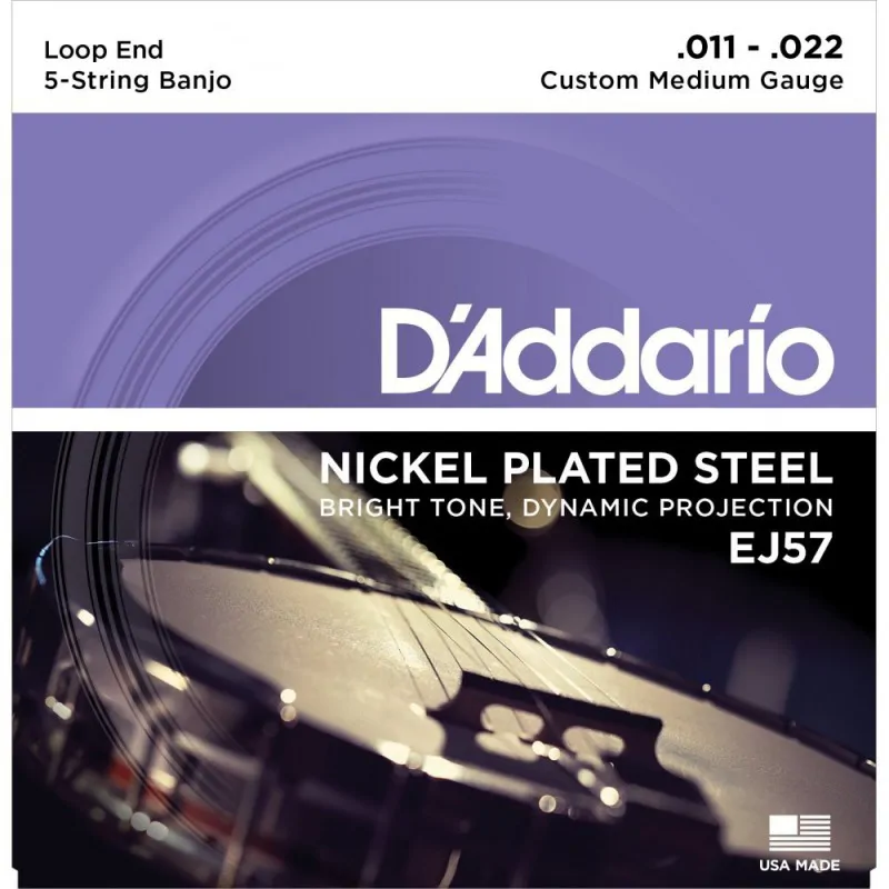 D'ADDARIO D'Addario EJ57 struny banjo 5 str 11-22
