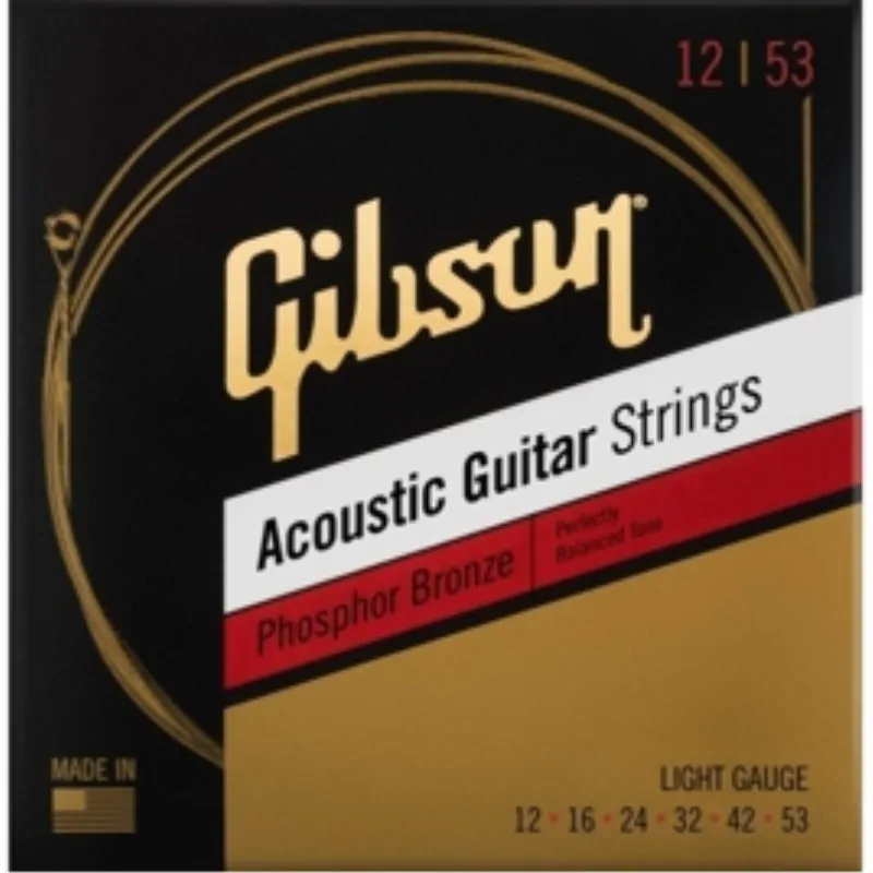 Gibson Gibson SAG-PB12 Phosphor Bronze 12-53 struny do gitary akustycznej