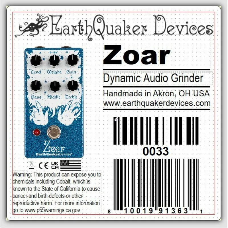 EarthQuaker EarthQuaker Devices Zoar Dynamic Audio Grinder - D - zdjecie 16