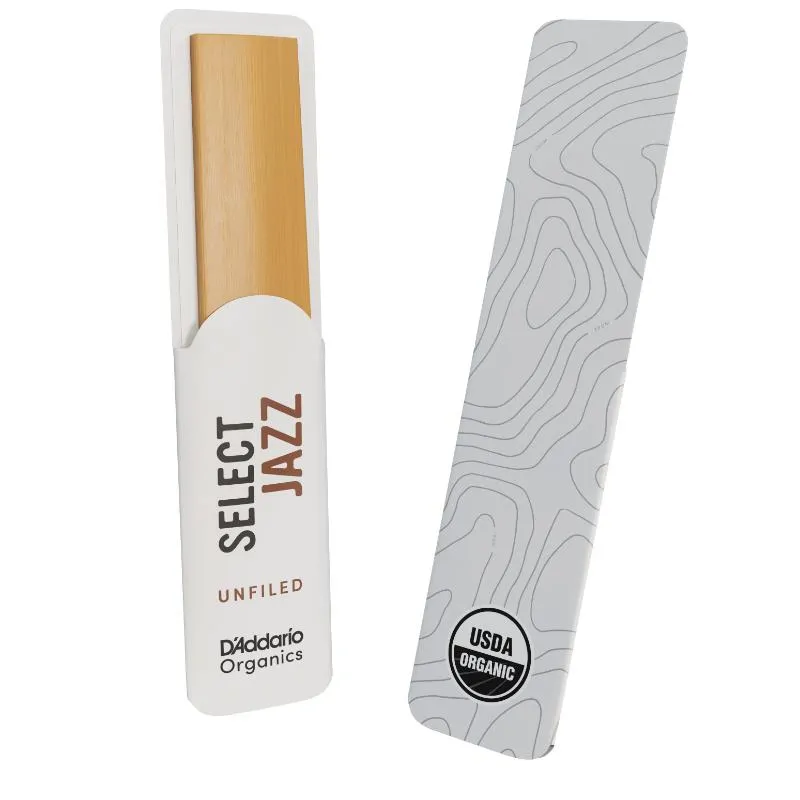 D'ADDARIO D'Addario Organic Select Jazz Unfiled 2H stroik do saksofonu barytonowego - zdjecie 3