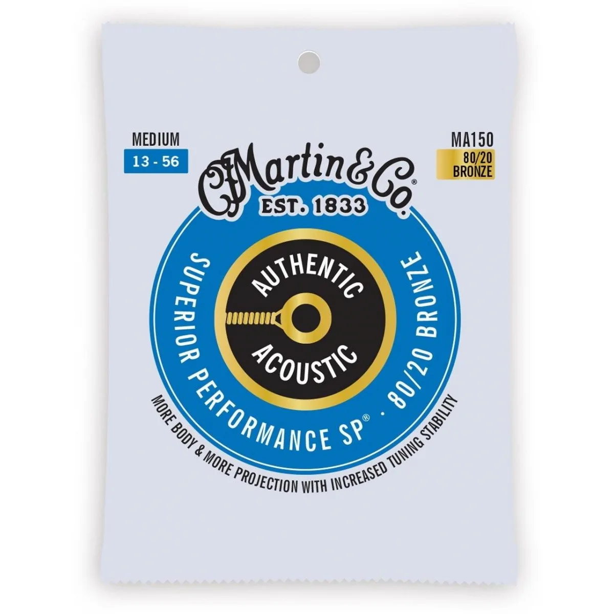MARTIN Martin MA150 Medium 80/20 struny do gitary akustycznej 13-56