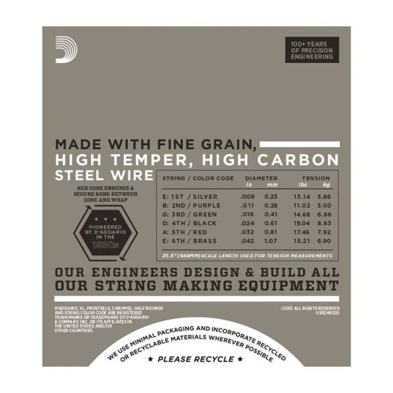 D'ADDARIO D'Addario EHR320 - Half Rounds 9-42 - zdjecie 3