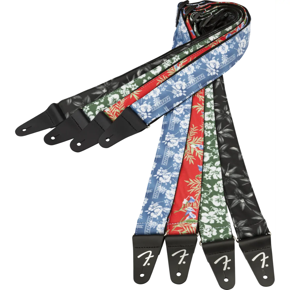 FENDER Fender Hawaiian Strap Red Floral - zdjecie 4