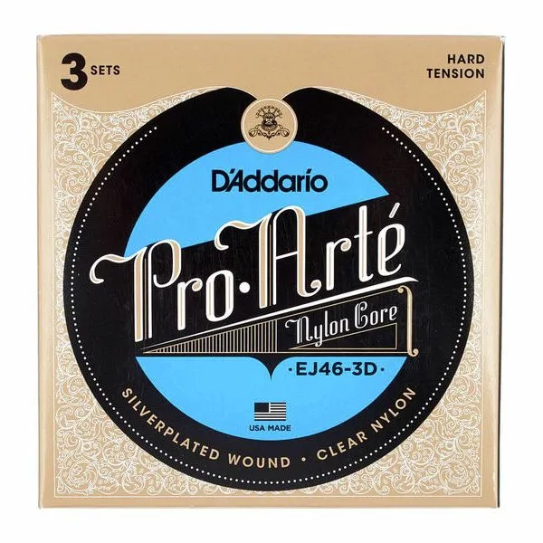D'ADDARIO D'Addario EJ46-3D 3pack 3-pak struny klasyczne