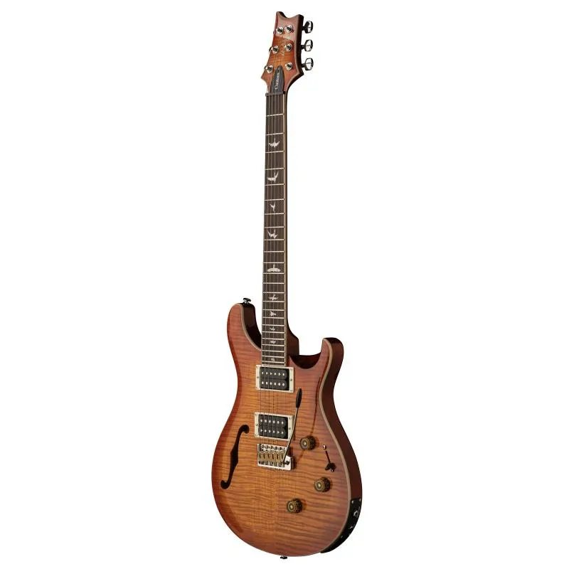 PRS PRS SE Custom 24 Semi Hollow Piezo Vintage Sunburst - gitara elektryczna - zdjecie 2