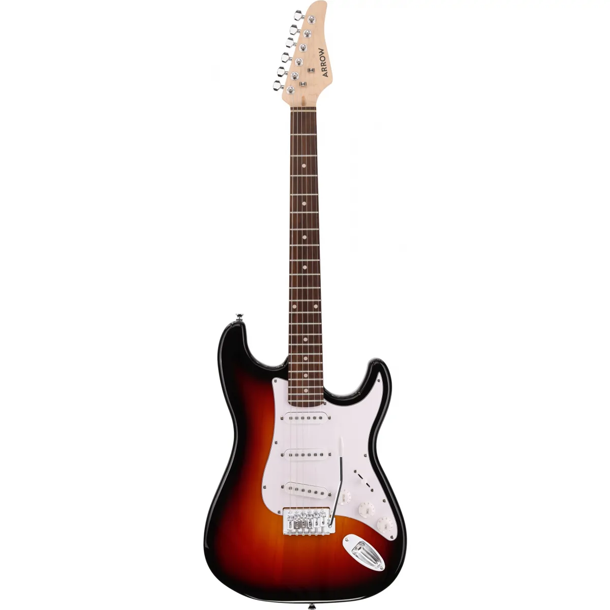 Arrow Arrow Tonecaster ST 111 Tobacco Burst Rosewood/White gitara elektryczna