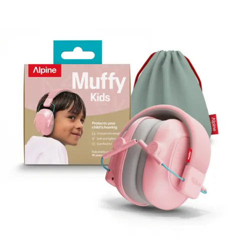 ALPINE Alpine Muffy Pink v2 Ochronniki Słuchu Dla Dzieci