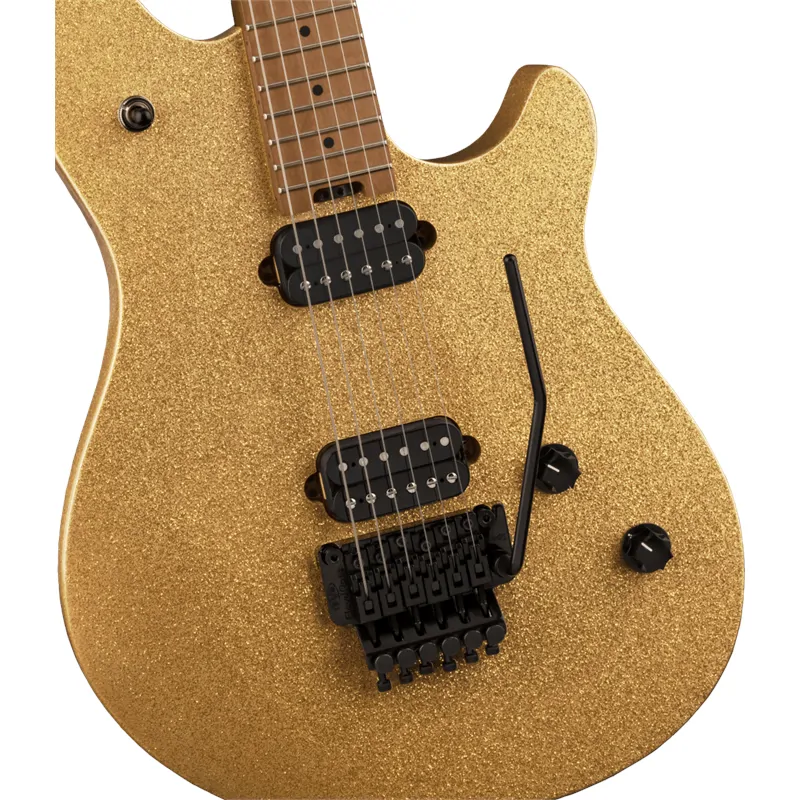 EVH Eddie Van Halen EVH Wolfgang WG Standard Baked Maple Fingerboard Gold Sparkle - zdjecie 3