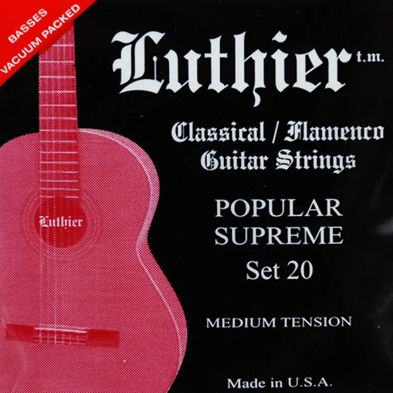 LUTHIER LUTHIER SET 20 struny do gitary klasycznej MEDIUM