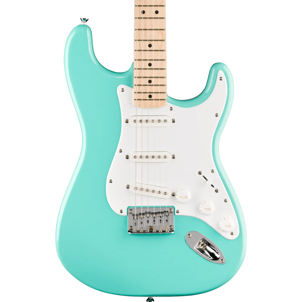 Squier Squier Sonic Stratocaster HT Maple Fingerboard White Pickguard Sea Foam Green - zdjecie 3
