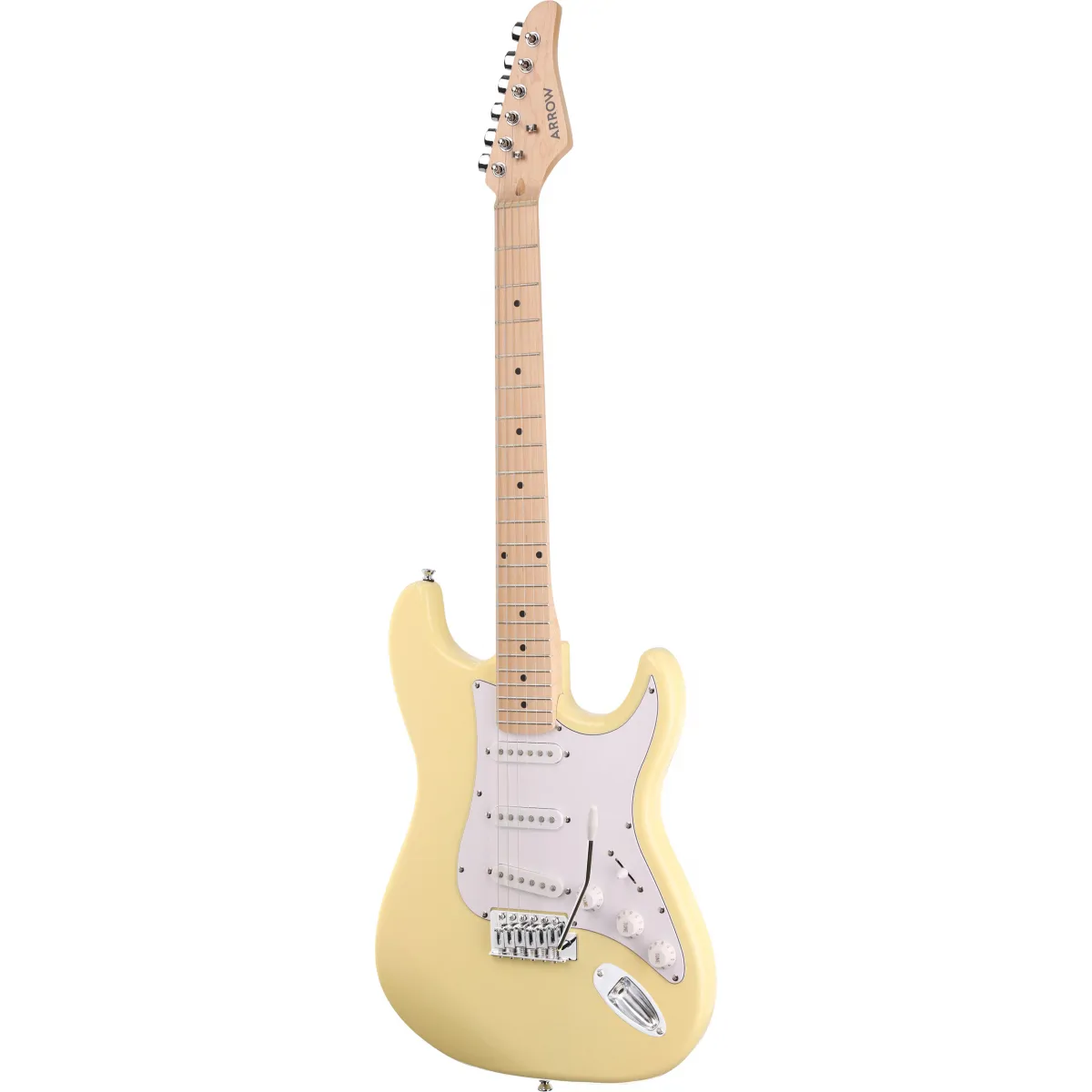 Arrow Arrow Tonecaster ST 111 Biscuit Maple/White Gitara elektryczna - zdjecie 4