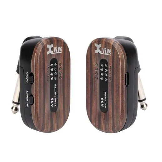 XVive XVive A58 RW Guitar Wireless System 5.8 GHz Rosewood zestaw bezprzewodowy do gitary - zdjecie 2