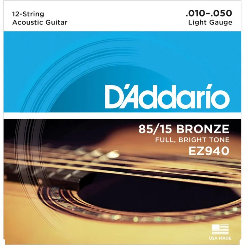 D'ADDARIO D'Addario EZ940 - 85/15 Bronze 12-String 10-50