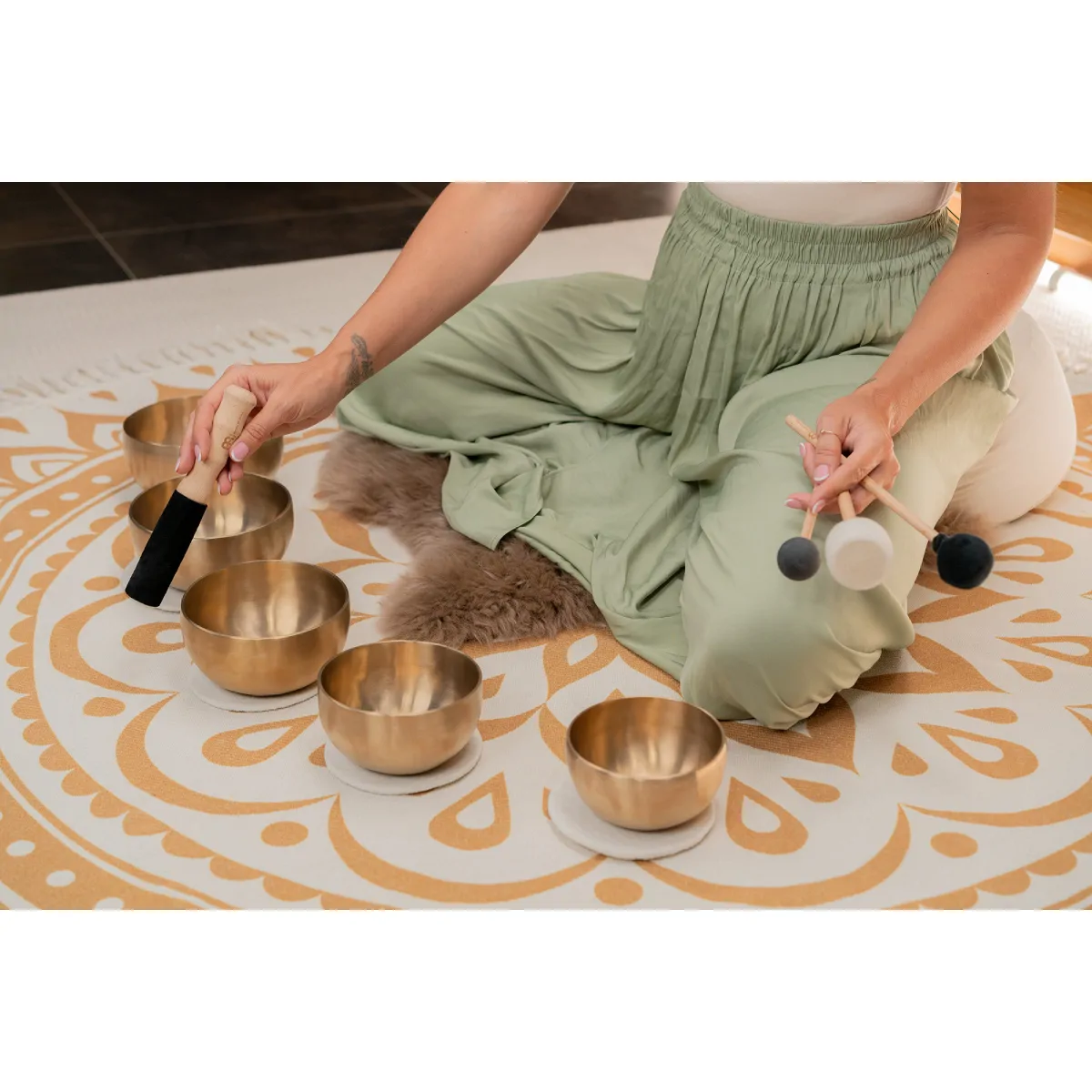 Meinl Sonic Energy MEINL Sonic Energy SB-Y2 Zestaw Mis 5 elementów Yoga Nidra - zdjecie 2