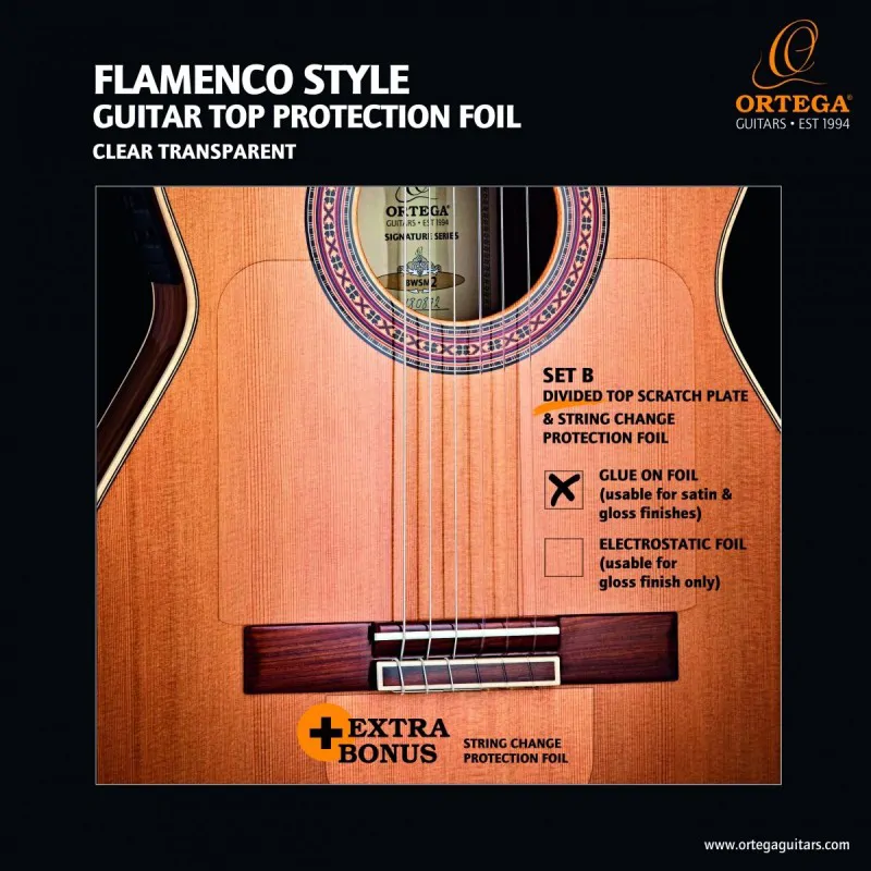 Ortega Ortega OPG-FLAM2 Folia ochronna do gitary