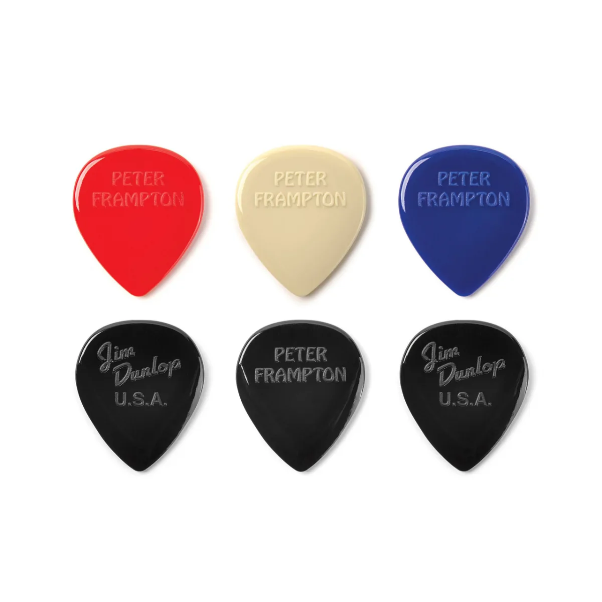 DUNLOP Dunlop PF599P Peter Frampton zestaw kostek 6 szt
