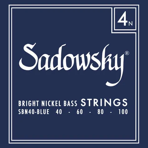 SADOWSKY Sadowsky Blue Label Bass Nickel 4-Str 40-100