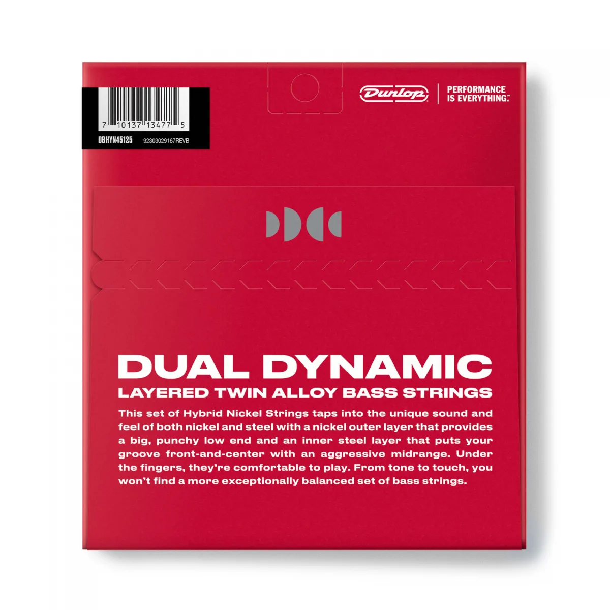 DUNLOP Dunlop Bass Hybrid Nickel 45-125 - zdjecie 2