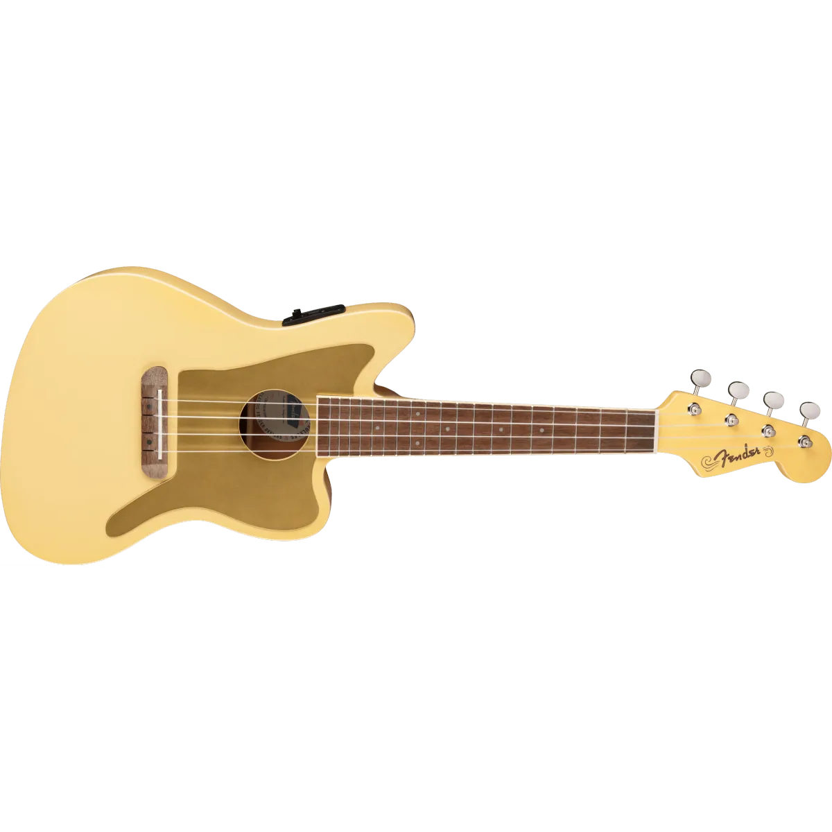FENDER Fender FSR Fullerton Jazzmaster Uke Vintage White - zdjecie 3