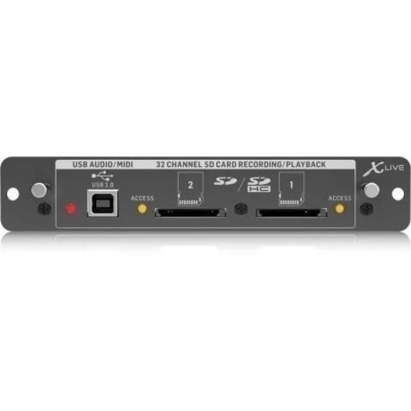 Behringer Behringer X-LIVE 32-kanałowa karta do nagrywania/odtwarzania audio na SD