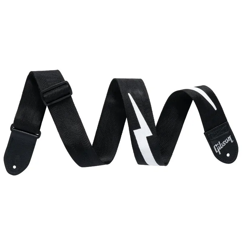Gibson Gibson ASBOLT-BLK The Lightning Bolt Seatbelt Pas
