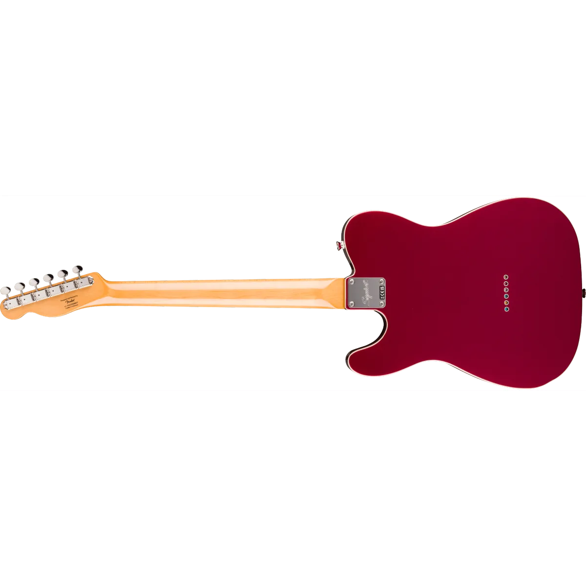 Squier Squier Classic Vibe Custom Esquire Laurel Fingerboard Parchment Pickguard Candy Apple Red - zdjecie 2