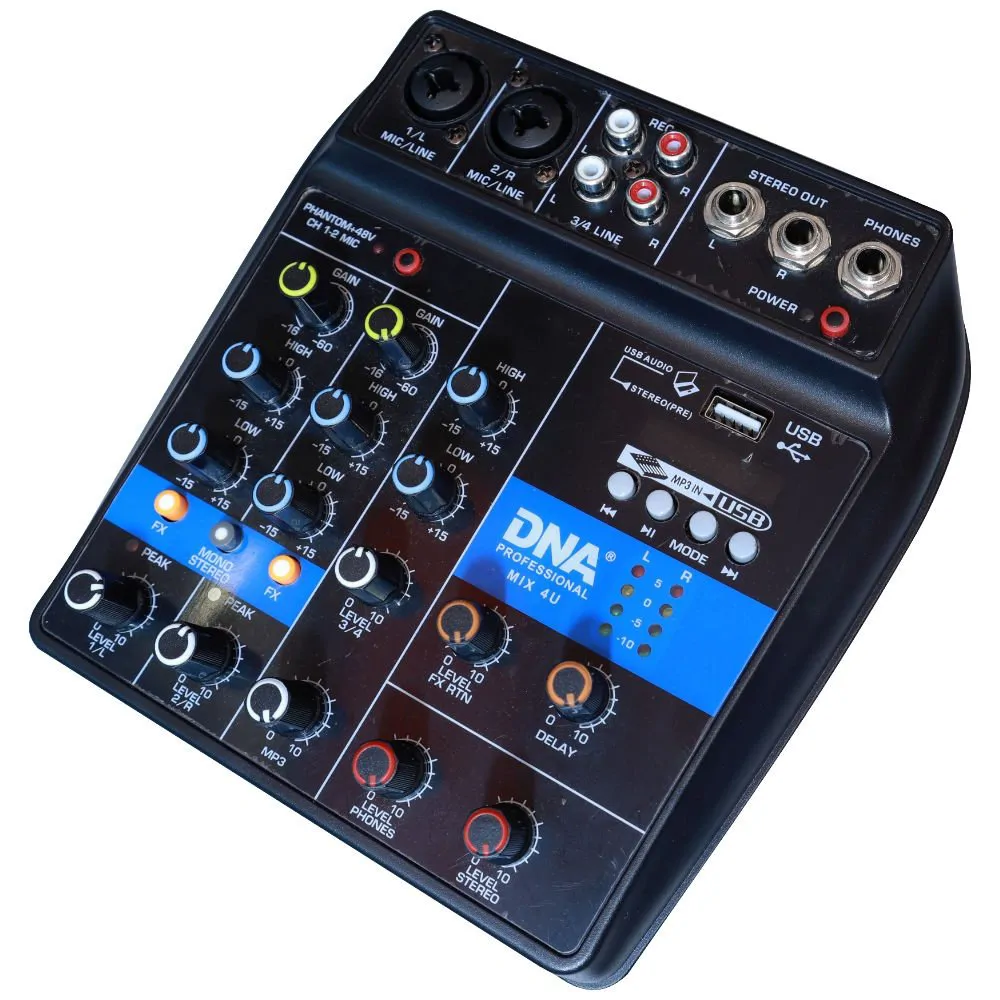 DNA DNA MIX 4U mikser audio USB MP3 analogowy 4 kanały