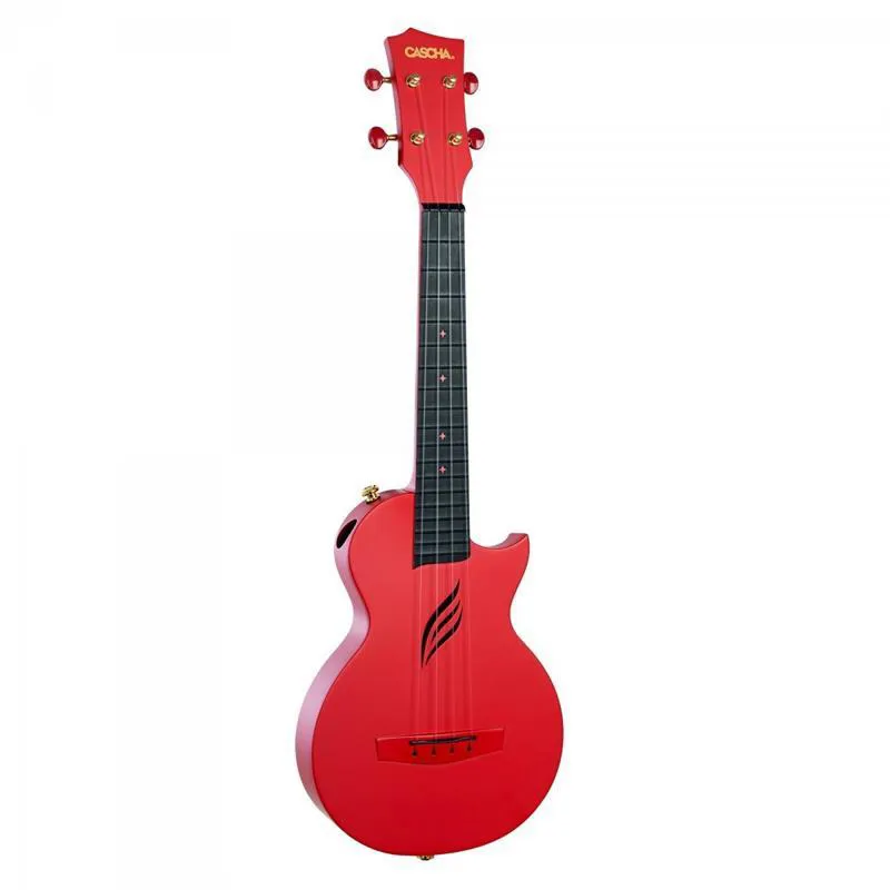 Cascha Cascha 2280 Carbon Fibre Red set ukulele koncertowe - zdjecie 2