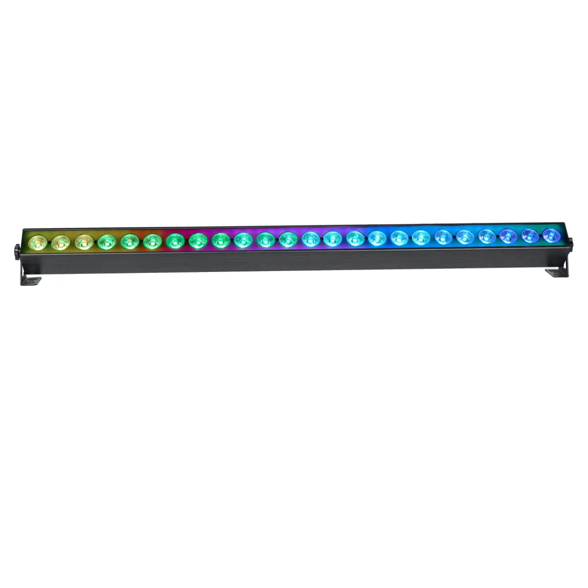 LIGHT4ME LIGHT4ME AURA PIXEL BAR 24x3W RGBW LED listwa oświetleniowa DMX efekt aura 96x0,2W RGB SMD 5050 dekoracja światłem 2x uchwyt montażowy - zdjecie 5