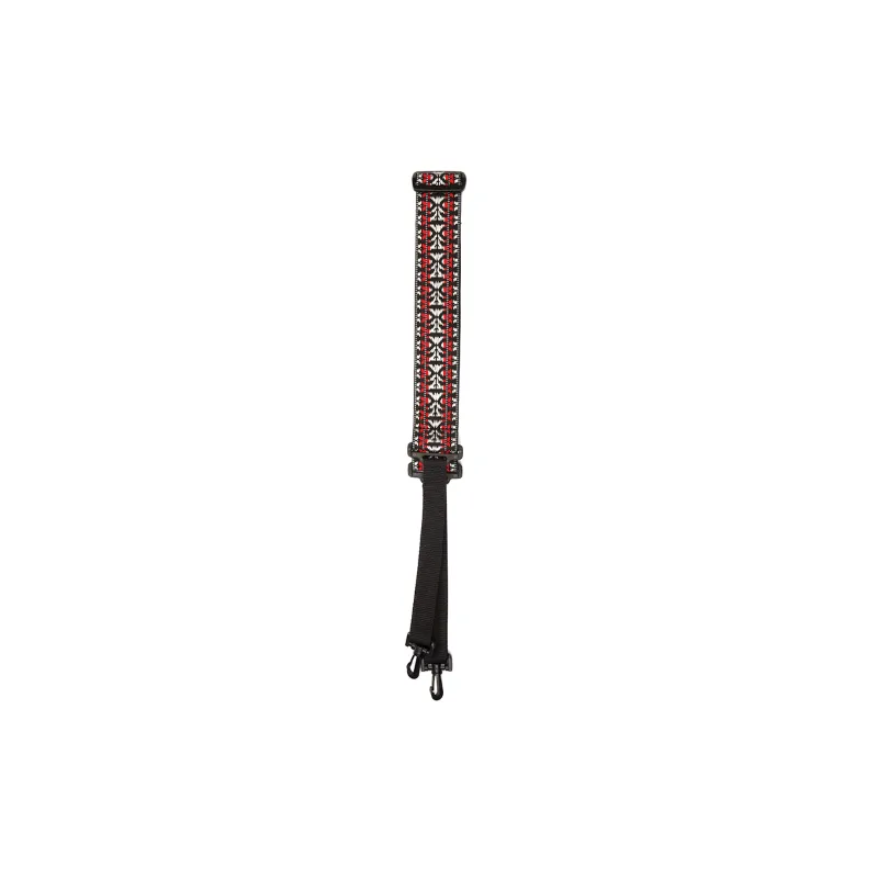 D'ADDARIO D'Addario 20N00BJ Woven Banjo Hootenanny Red and Silver - zdjecie 3