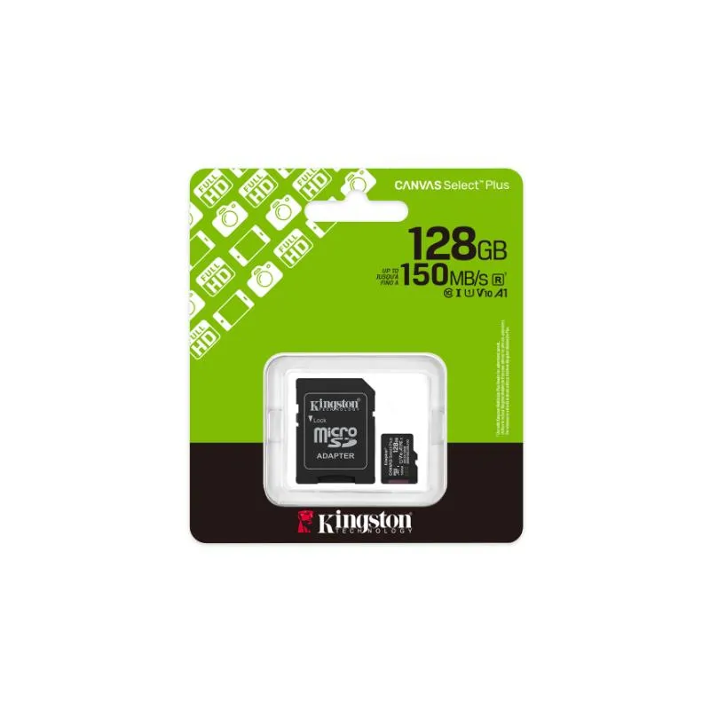 KINGSTON KINGSTON microSDXC 128GB Canvas Select Plus 3 + ADP - zdjecie 3