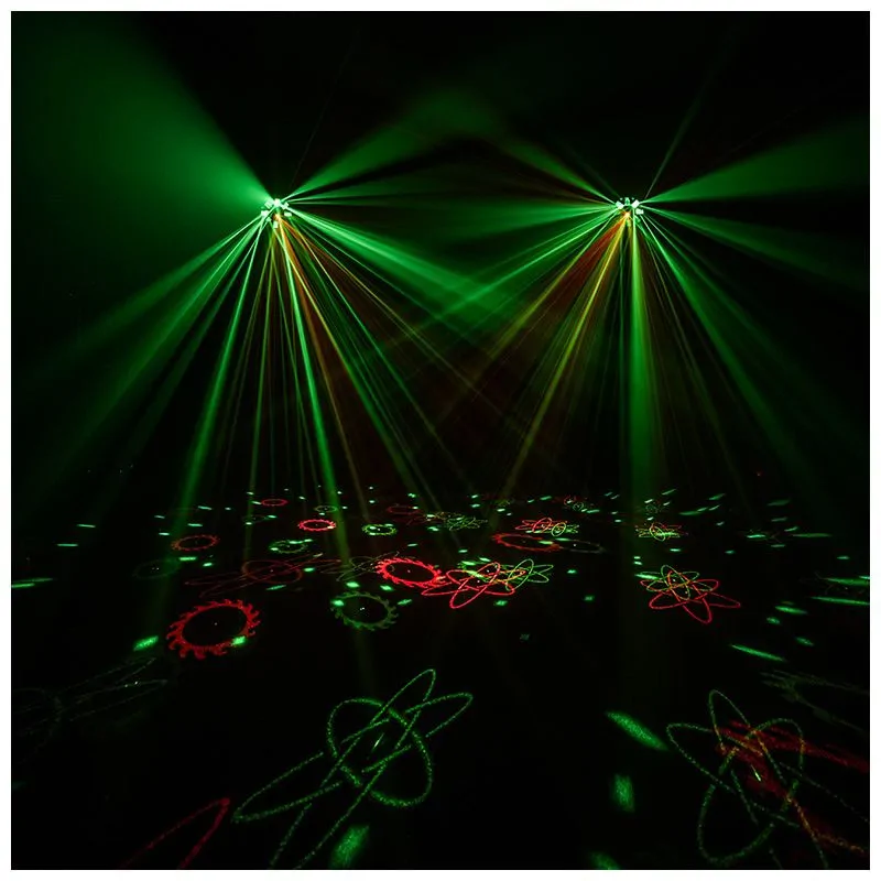 LIGHT4ME LIGHT4ME OCTALED efekt świetlny disco RGBWA flower laser stroboskop - zdjecie 8