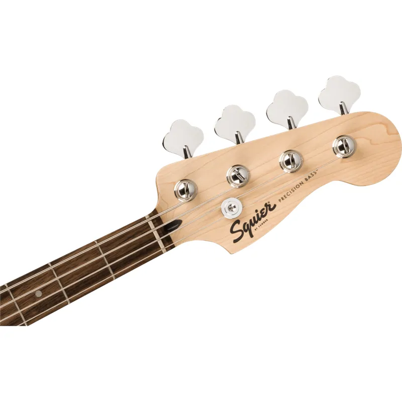 Squier Squier Sonic Precision Bass Laurel Fingerboard White Pickguard Black - zdjecie 5