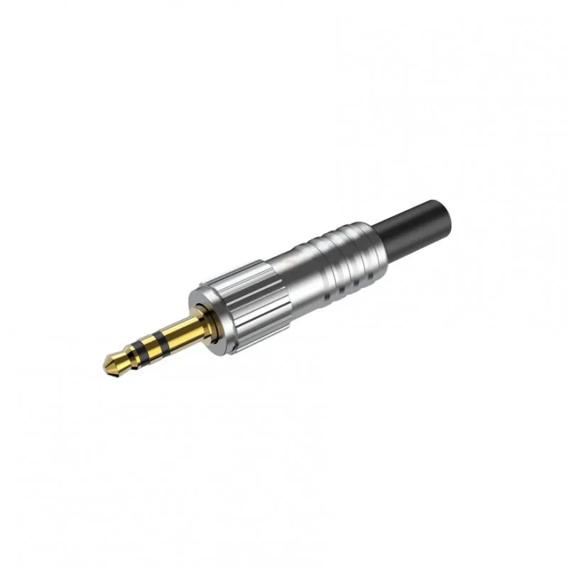 Roxtone Roxtone RMJ3PL-C wtyk mini jack stereo 3,5mm srebry złocony
