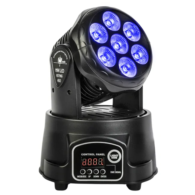 LIGHT4ME LIGHT4ME COMPACT PMH 7x8W głowica ruchoma LED wash - zdjecie 7